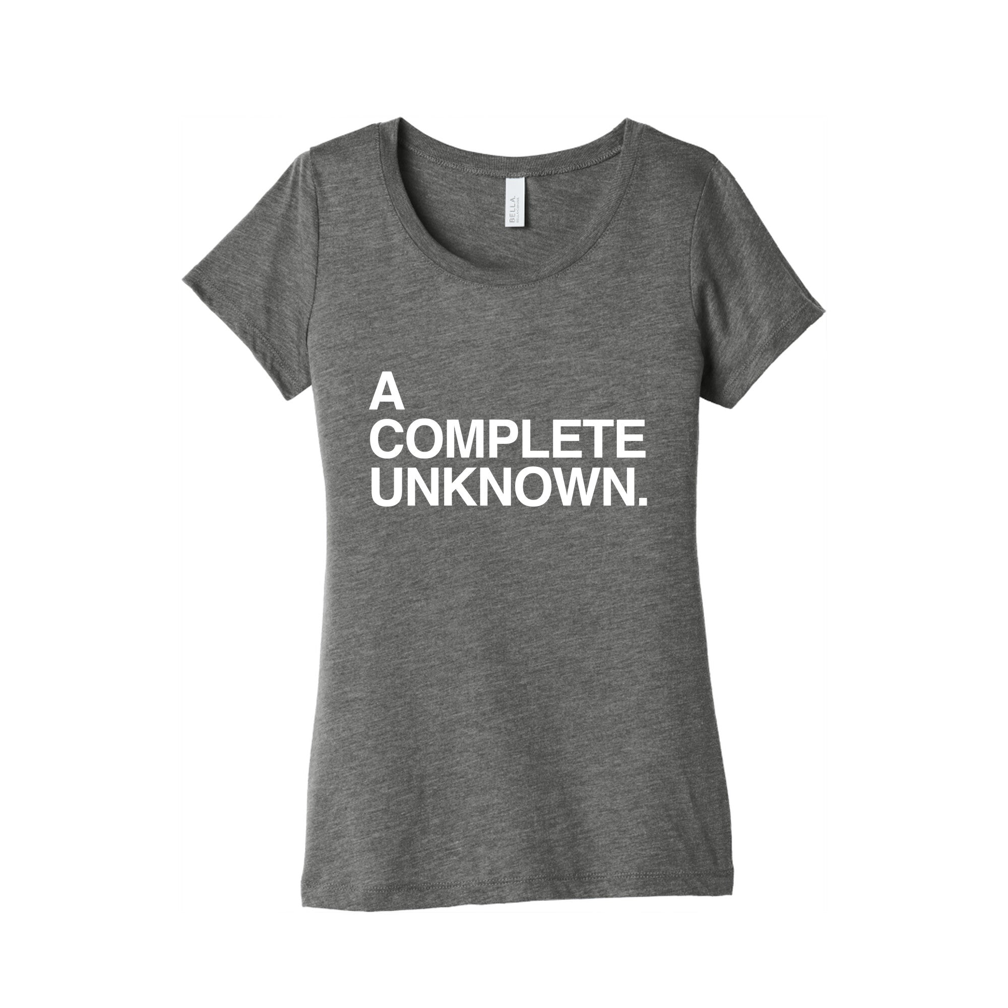 A Complete Unknown Womens Triblend Tee